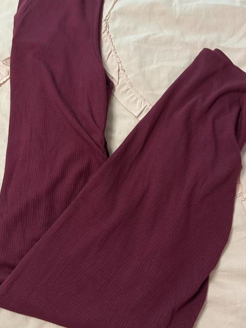 Isabel Maternity burgundy maternity midi dress with full ruched sides.